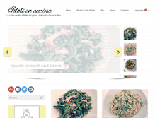 Tablet Screenshot of idolincucina.com